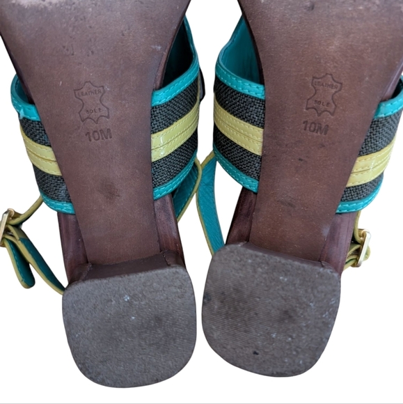 Tory Burch Etta Embellished Jeweled Heeled Sandals sz 10 - Picture 8 of 8